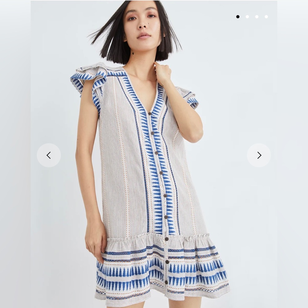 VERONICA BEARD - Lorraine Geoprint Minidress